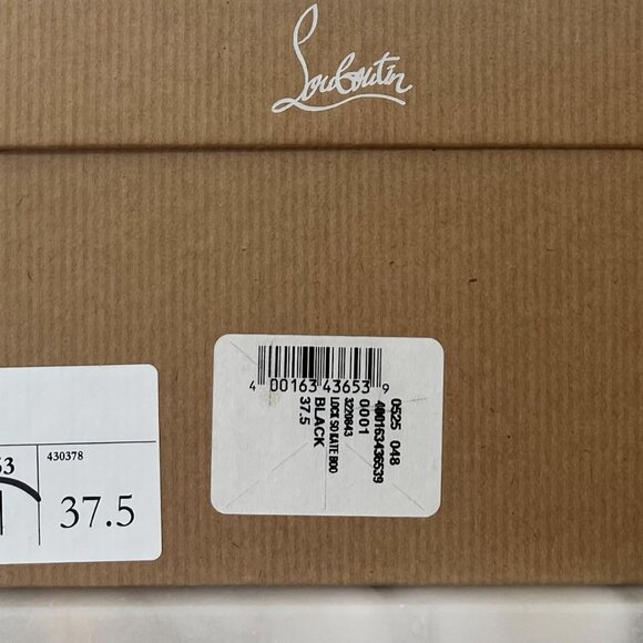 Christian Louboutin So Kate 100 Black Calf Skin Leather Booty Size 37.5 EU/7.5US - Picture 7 of 10